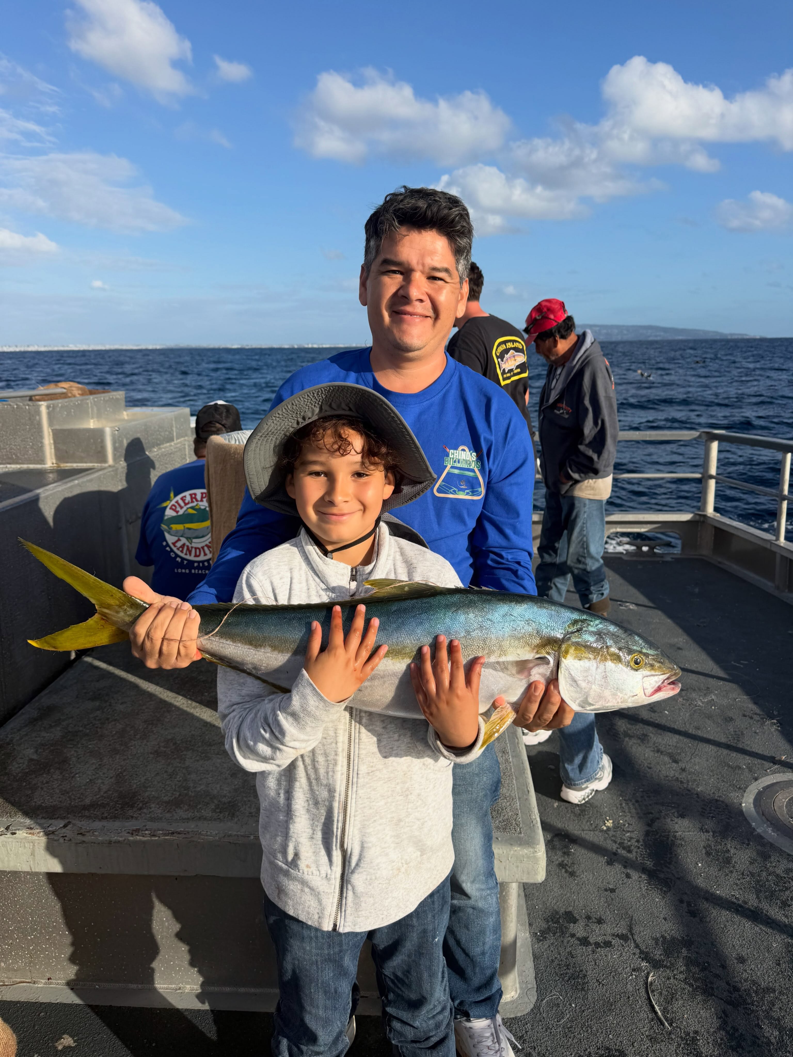 Some yellowtail action when the sun came out! Trips daily 7:30am & 12:30pm
