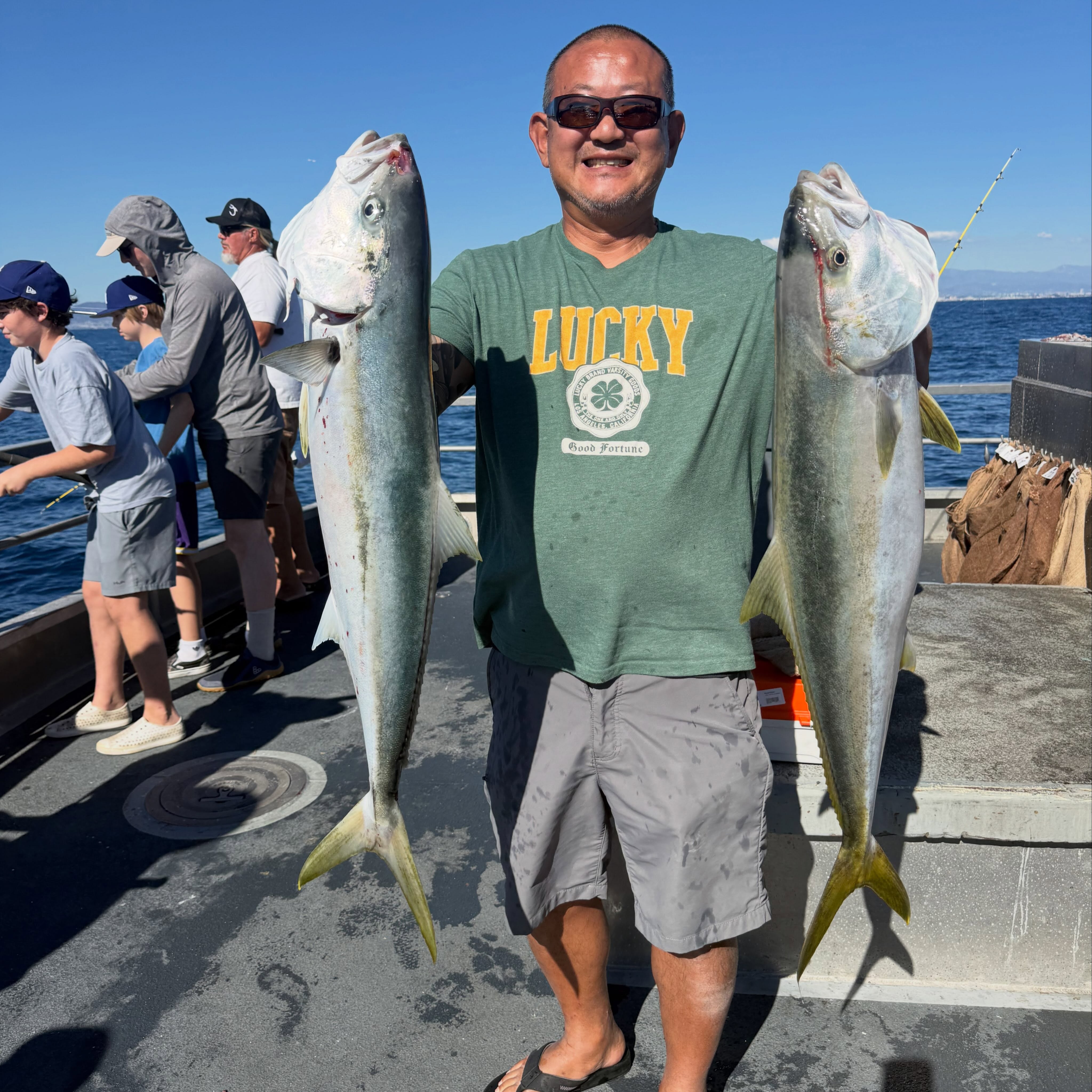 3 yellows for the afternoon, live bait with an 8 ounce weight to get past the birds was the right of choice